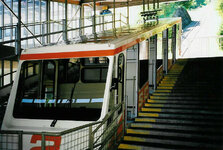 Standseilbahn - Wagen in Talstation Â© E. Schurr.jpg