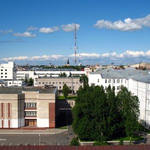 Archangelsk - Stadtzentrum mit Fernsehturm