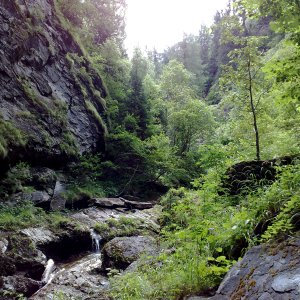 zirknitzschlucht im mölltal in kärnten