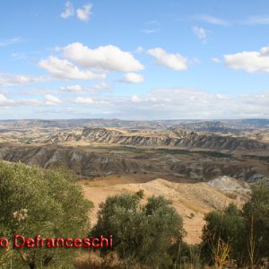 Craco (Geisterstadt in der Provinz Matera/Basilicata/Italien).