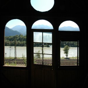 Ausblick auf Inn und Kaisergebirge