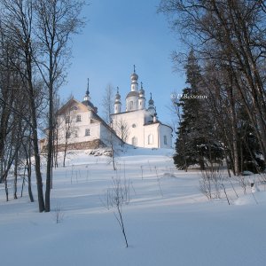 Golgatha-Kreuzigungseinsiedelei auf Anser