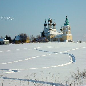 die Auferstehungskirche von Matigory