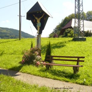 Wegkreuz beim Klausenbauernhof in Welschensteinach