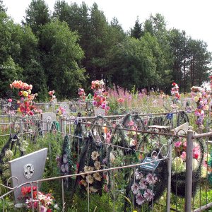 auf dem Friedhof