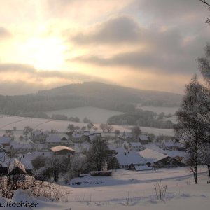 Blick auf Brand im Waldviertel, Bezirk Zwettl