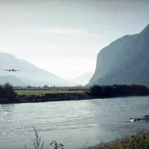 DC3 Landeanflug Innsbruck