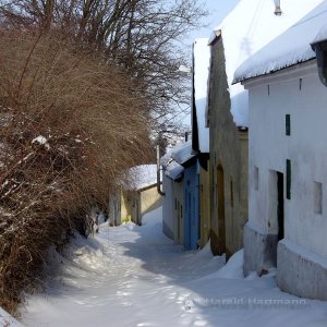 Kellergasse im Winter