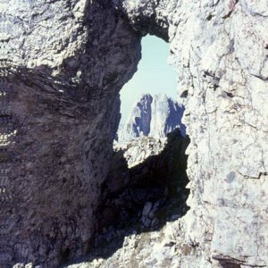 Loch im Wilden Kaiser