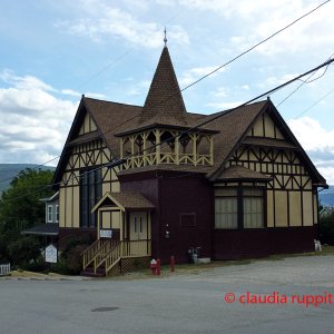 Lakeside Presbyterian Church in Summerland, Okanagan Valley, BC, Kanada