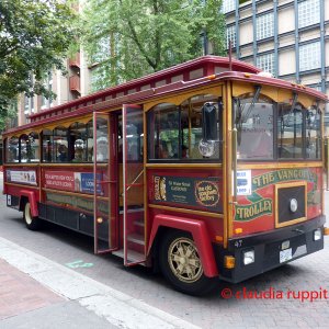 Vancouver trolley company - sightseeing bus