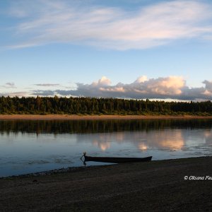 am Ufer der Mesen, Abendstimmung