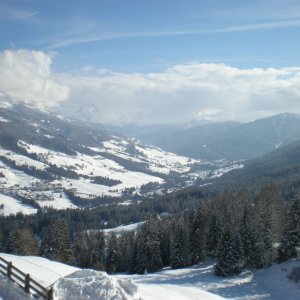 Blick auf Abtei (Gadertal)