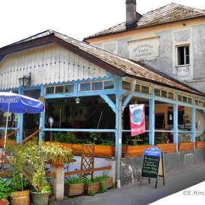 Gastgarten in Willendorf