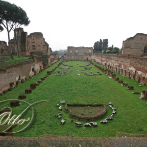 Stadion des Domitian am Palatin in Rom