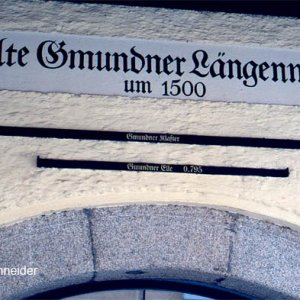 Gmundner Längenmaße um 1500