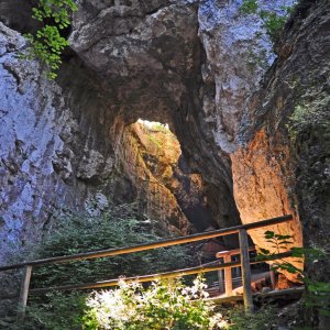 Rosaliengrotte auf dem Hemmaberg in Südkärnten