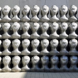 Skulptur im Regierungsviertel in St.Pölten