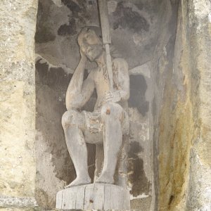 Lichsäule - Holzfigur (1)