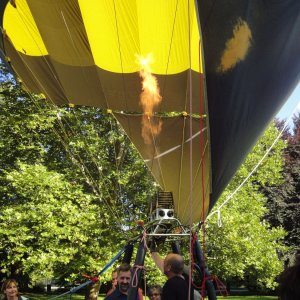 Heißluftballonstart im Europapark Klagenfurt