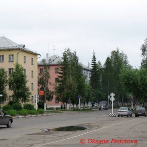 Lenina-Straße in Mirny