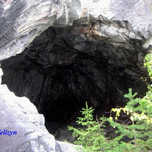 Marmorgrotte am Marmorsee