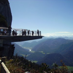 Aussichtsplattform Steinplatte Waidring