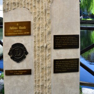 Portogruaro - Denkmal für Julius Raab