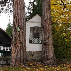 Bildstock vor Gasthaus "Schneerosenblick"