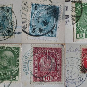 Briefmarken 1. Weltkrieg