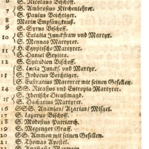 Kalenderblatt ex 1677