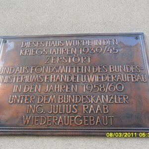 Bescheidene Gedenktafel 2. Weltkrieg