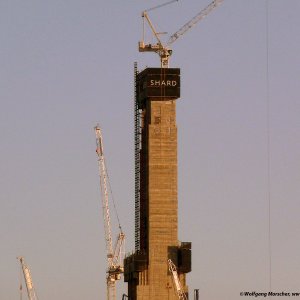 Kranbaustelle London, Shard Tower