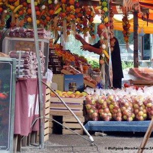 Äpfel und Speck an der Töll