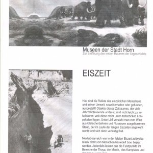 Museen der Stadt Horn - Eiszeitraum