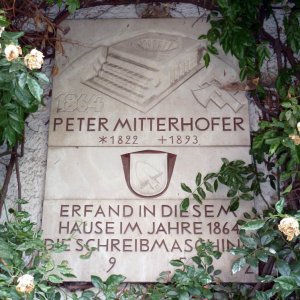 Gedenktafel Peter Mitterhofer, Partschins