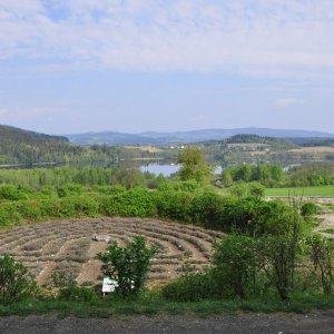 St.Georgen am Längsee (Kärnten) - Blick auf den Klosterkräutergarten und de