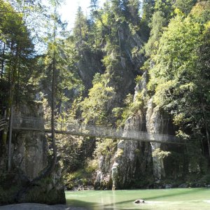 Hängebrücke bei Klobenstein