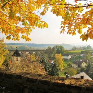 Blick von der Umfassungsmauer