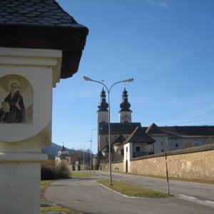 Wehrkirche Ma. Himmelfahrt zu Gurk (K) von Osten.