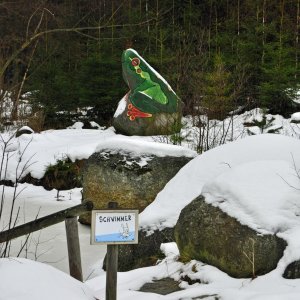 Hundebadeteich in Alt-Melon bei Arbesbach (Bezirk Zwettl)