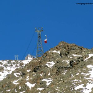 Liftstütze Schnalstaler Gletscherbahnen