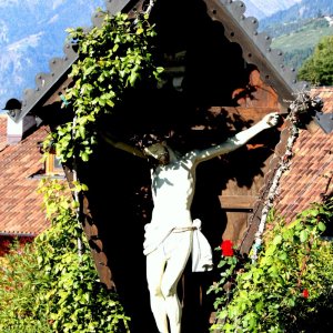 Wegkreuze in Südtirol-Dorf Tirol und Umgebung