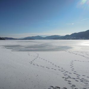 Wörthersee von Pörtschach gegen Osten