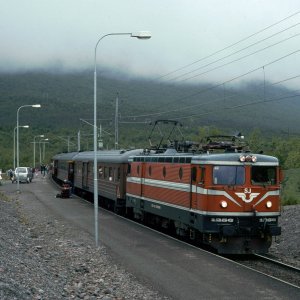 Lokomotive Rc4 in Abisko