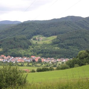 Blick vom Dochbach ins Kinzigtal Richtung Bollenbach