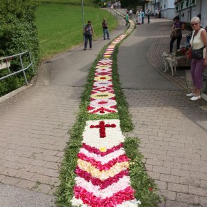 Fronleichnam 2012 in Mühlenbach im Schwarzwald