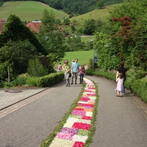 Fronleichnam 2012 in Mühlenbach im Schwarzwald