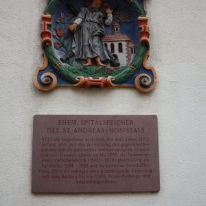 Relief in der Fußgängerzone in Offenburg