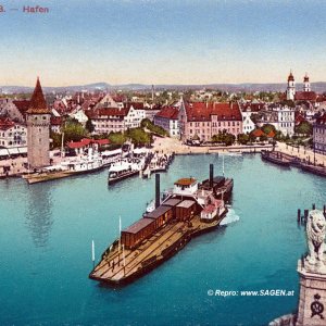 Trajektverkehr Lindau, Hafen